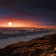 An artist’s impression of the surface of Proxima b (Image: M. Kornmesser/AFP/Getty Images)
